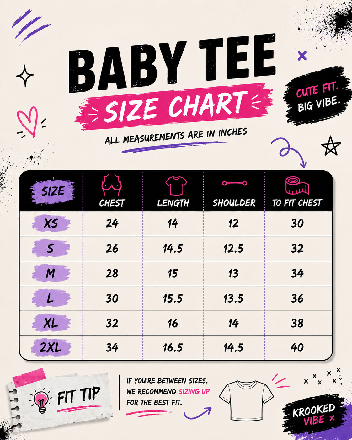 Candy - Baby Tee | KrookedVibe