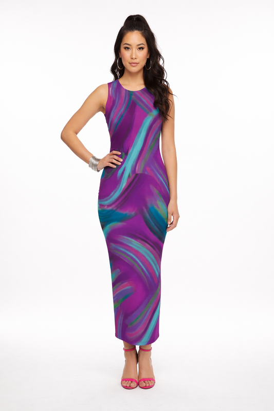 Amethyst Wave - Bodycon Dress