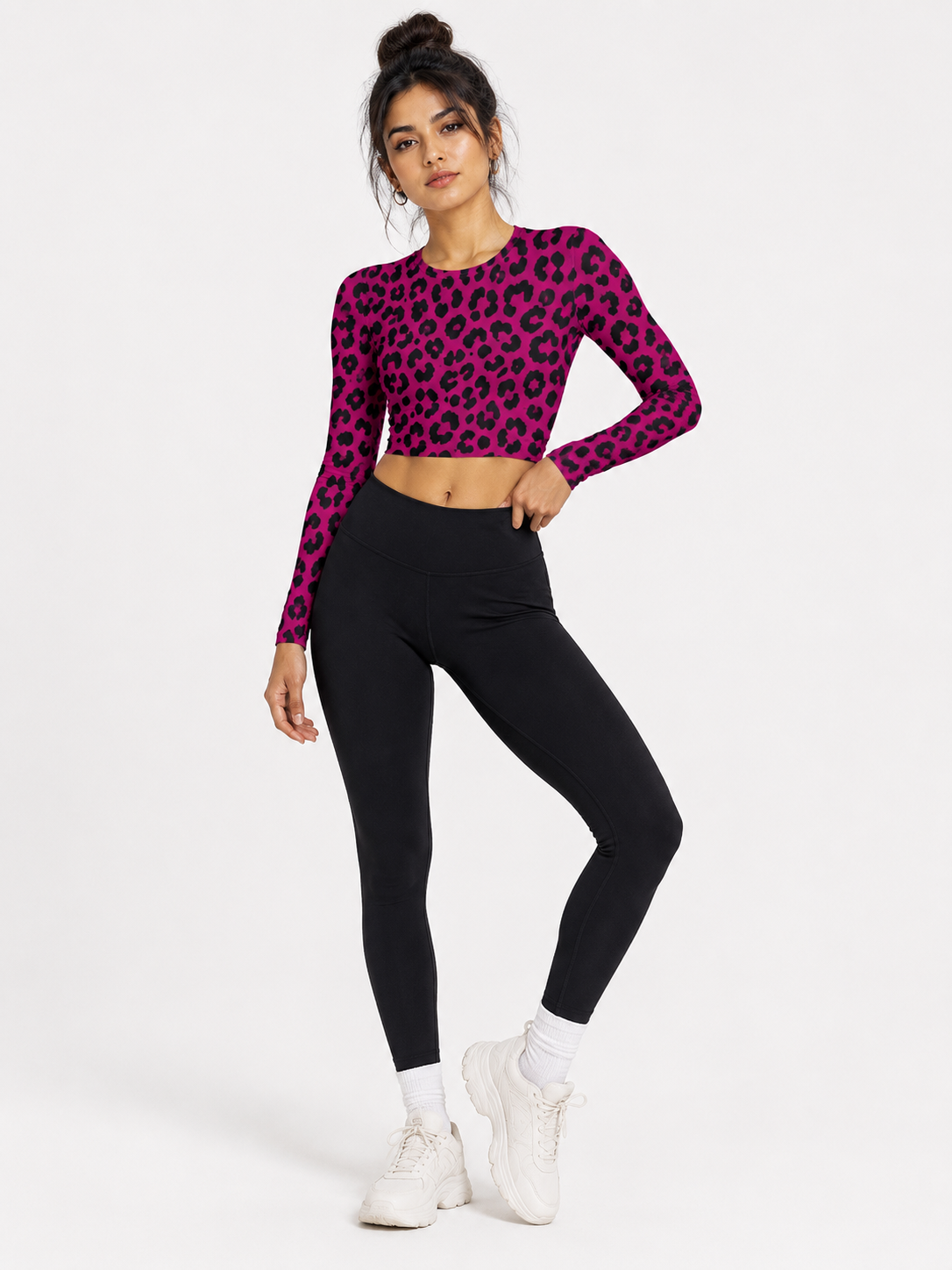 Toxic Kitty - Full Sleeve Crop top | KrookedVibe