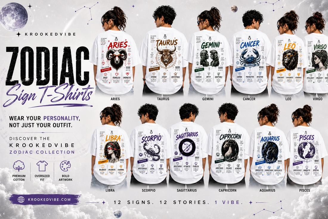 Zodiac T-Shirts That Match Your Personality: The Streetwear Collection Written in the Stars