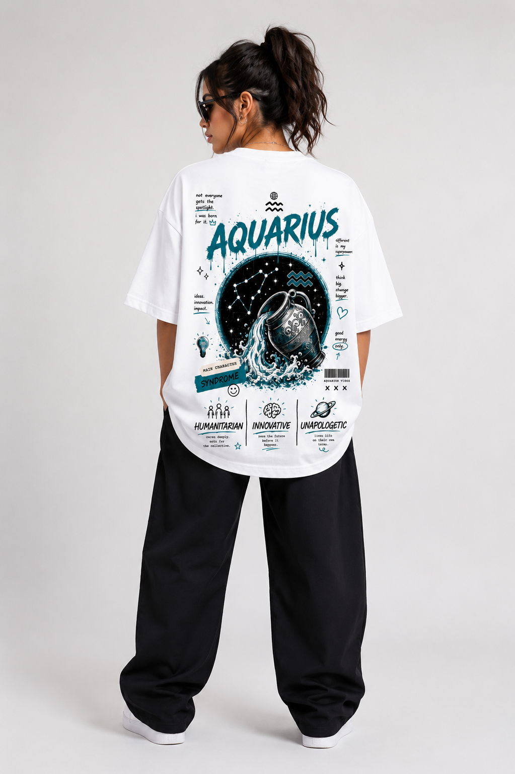 Aquarius - Oversized Tee (Unisex)