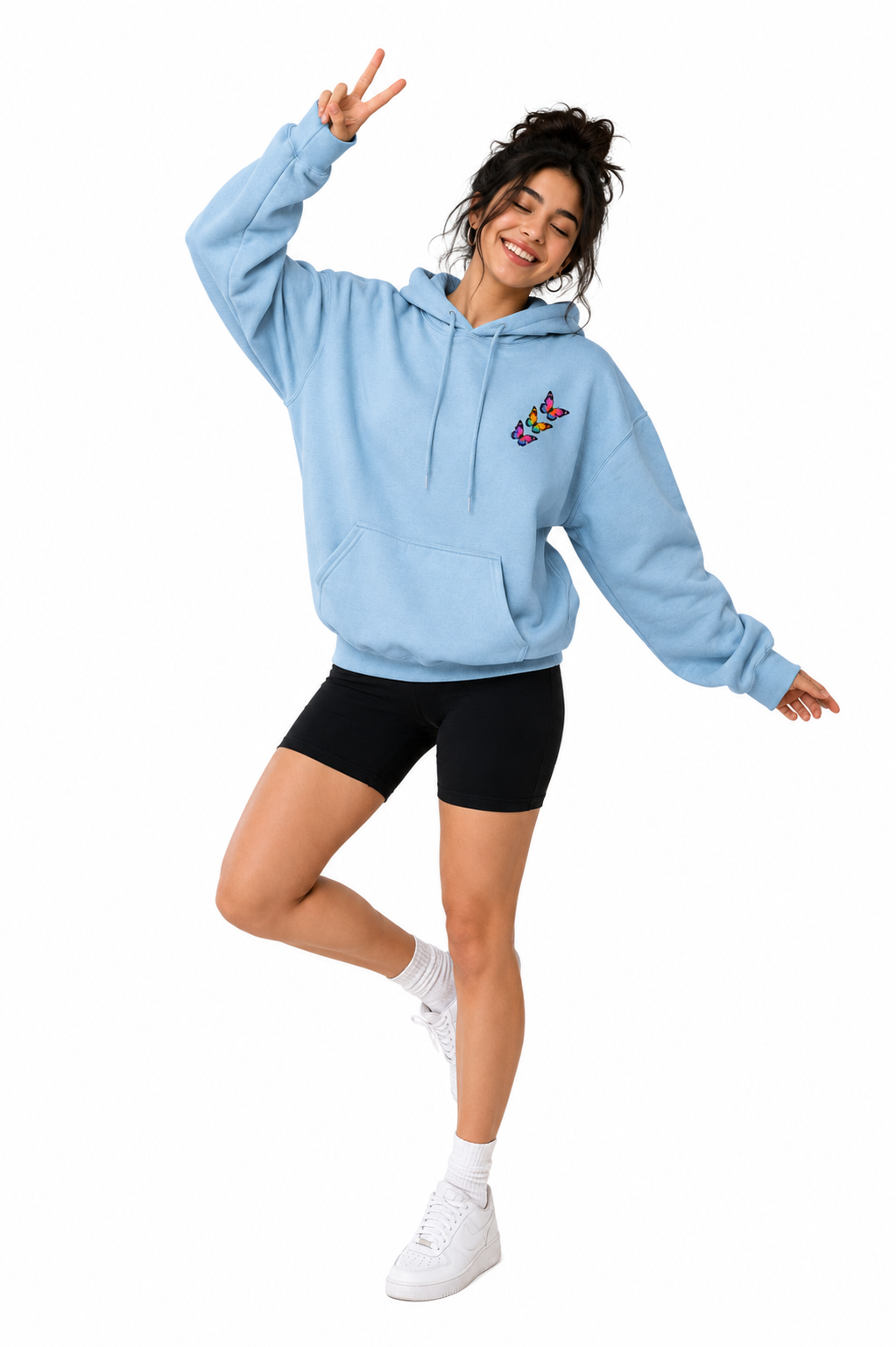 Aurora Wings - Hoodie for her (Backprint)
