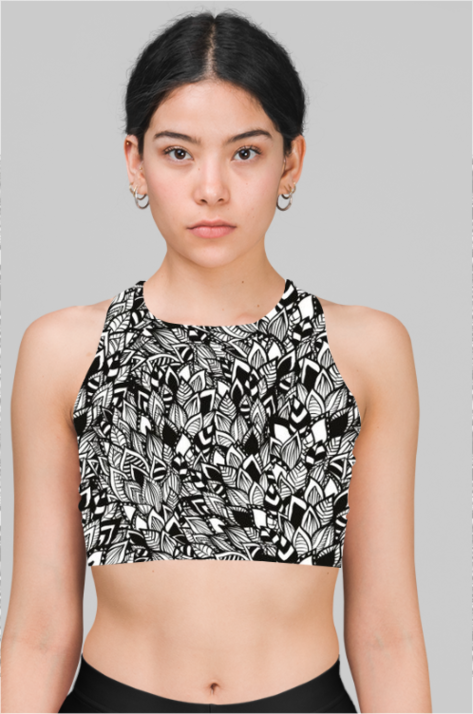 This stylish and comfortable set includes B&W Leaves - Gym Leggings (XS , S , M , L , XL , XXL) and B&W Leaves - Sports Bra (XS , S , M , L , XL , XXL). Made from high-quality materials, these products offer a perfect fit for any workout.