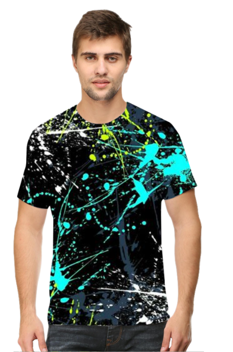 Paint All Over - Half Sleeve Tee