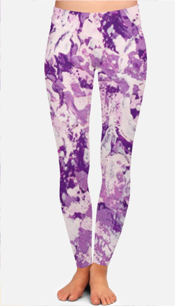 Violet Splash - Gym Leggings