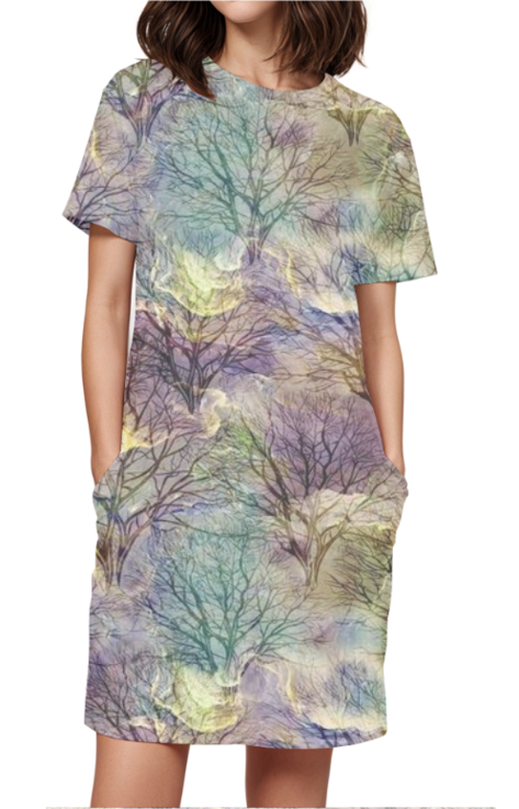 Winter tree - T-shirt Dress