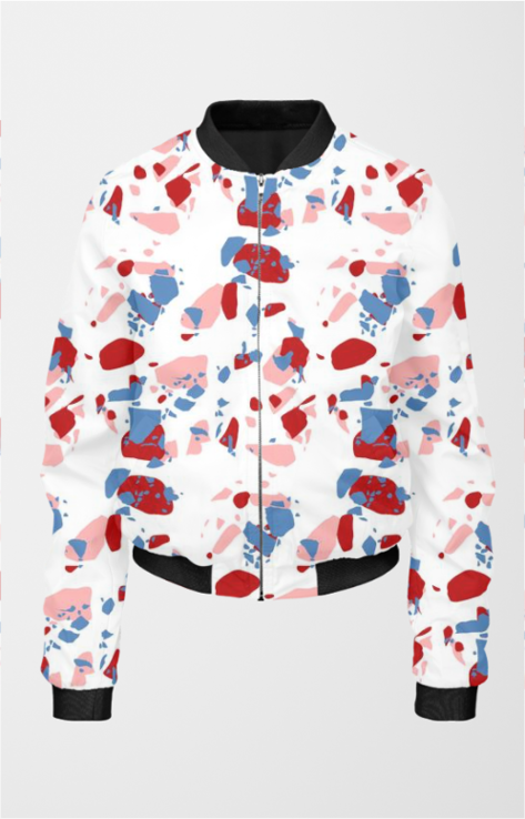 Paint fall - Bomber jacket for her