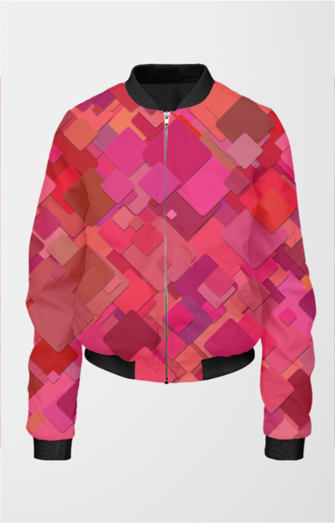 Box Red - Bomber jacket for her