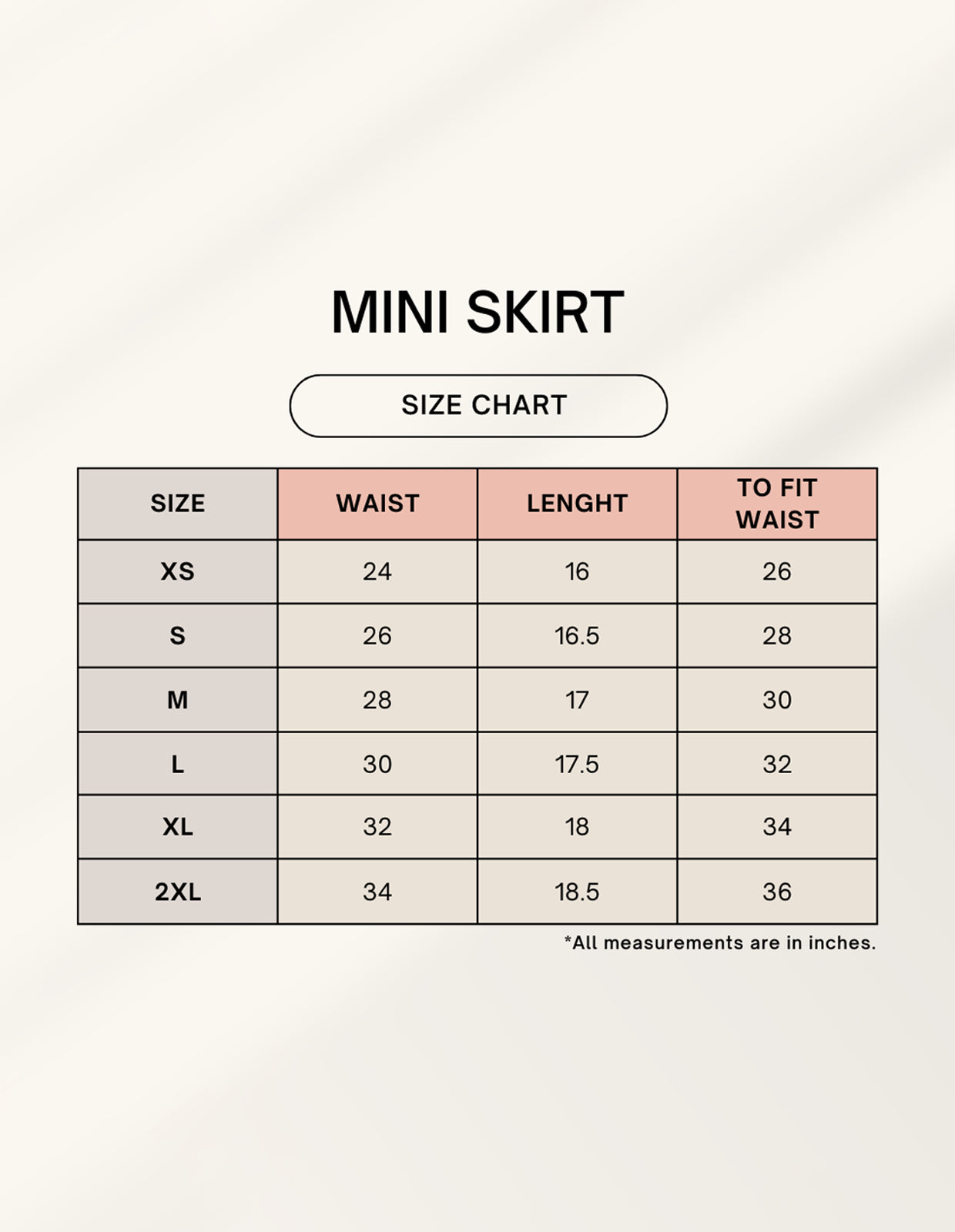 Colour Waves - Mini Skirt