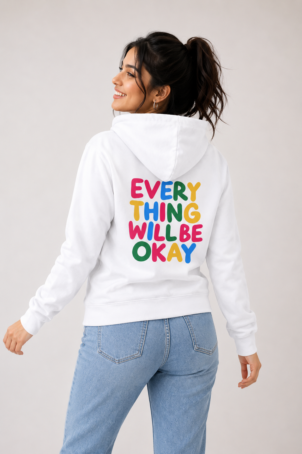 Will be Okay - Hoodie for her (Backprint)