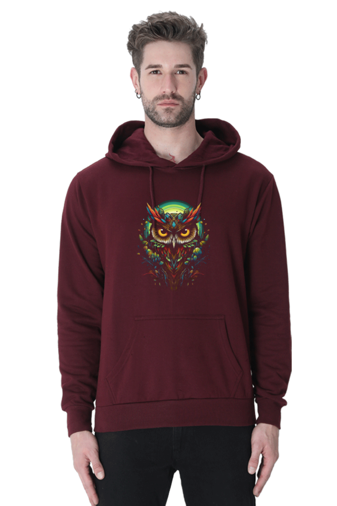 Illuminated Owl - Hoodie