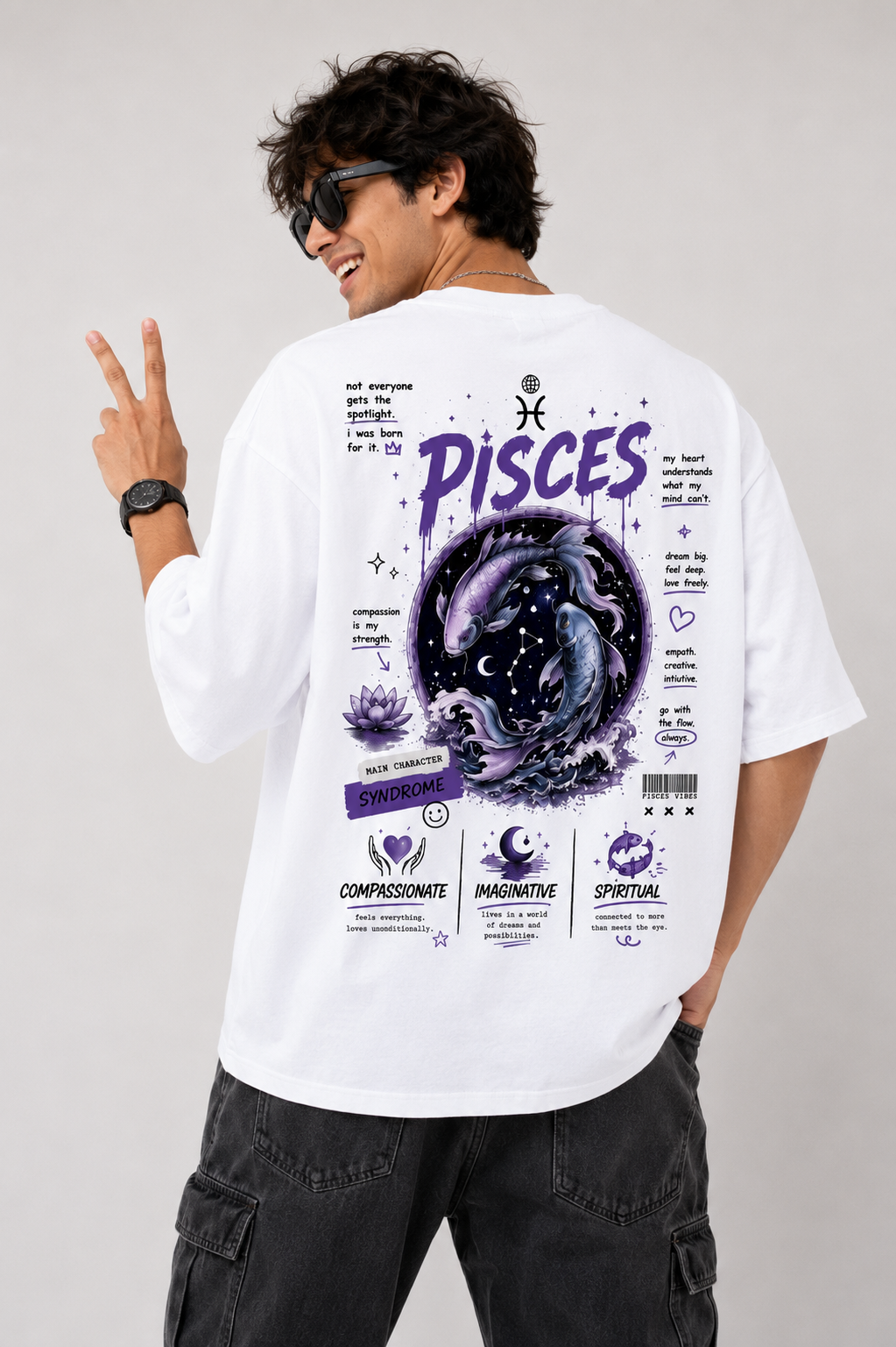 Pisces - Oversized Tee (Unisex)