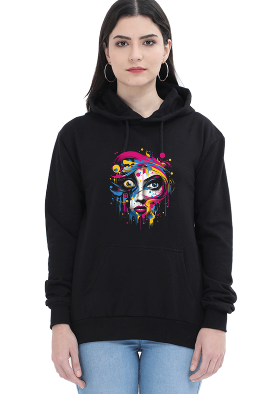 Shop the Big Eye Lady Hoodie and stay cozy in style. Perfect for any occasion, this trendy hoodie is a must-have for your wardrobe.