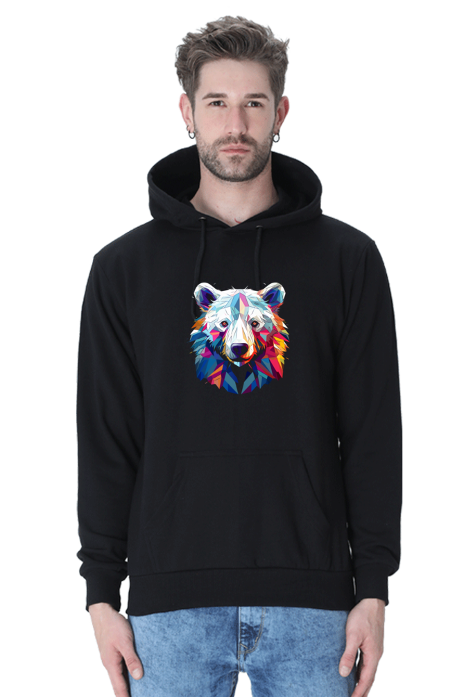 Geometric Polar Bear - Hoodie