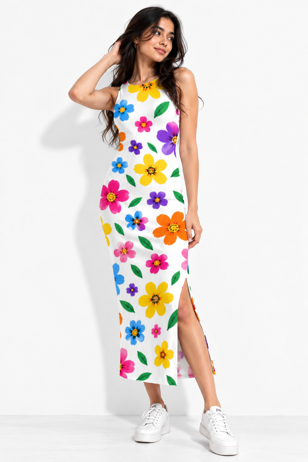 Bloom Riot - Bodycon Dress | KrookedVibe