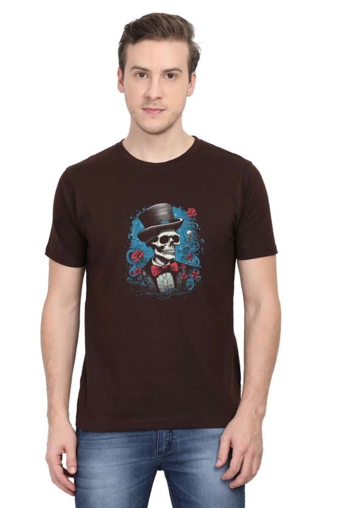 Gentleman Skull - Round neck tee