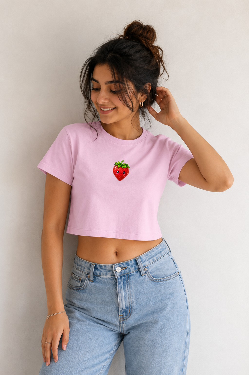 Strawberry - Baby Tee | KrookedVibe
