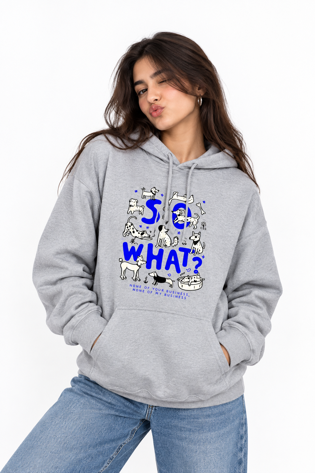 So What? - Hoodie for her