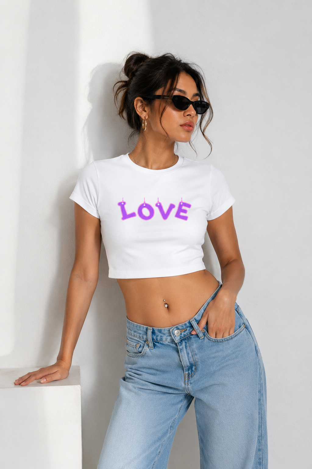 Love - Baby Tee | KrookedVibe