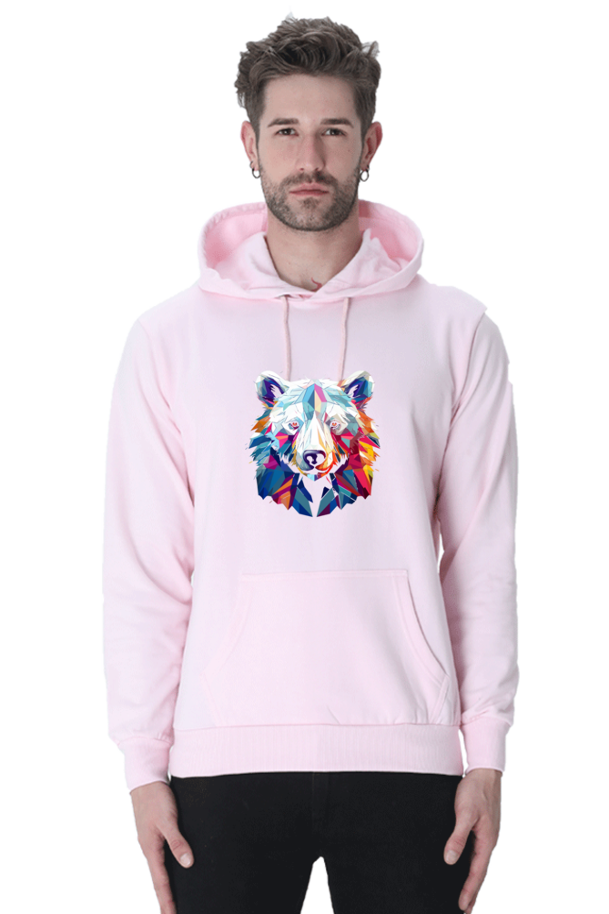 Geometric Polar Bear - Hoodie