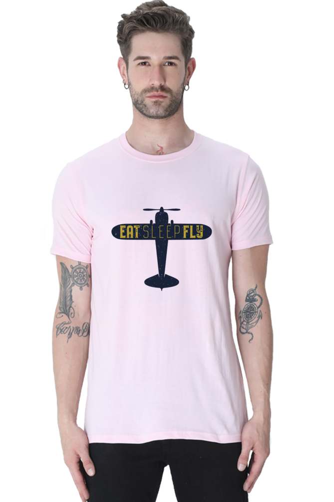 Eat Sleep Fly - Half Sleeve Tees