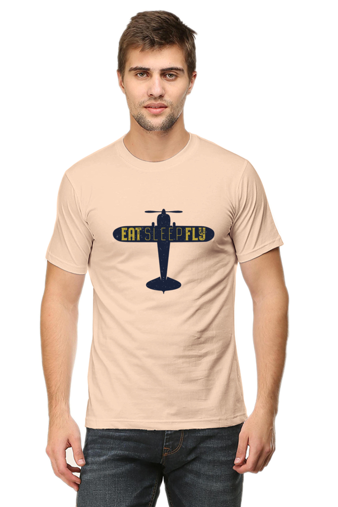 Eat Sleep Fly - Half Sleeve Tees