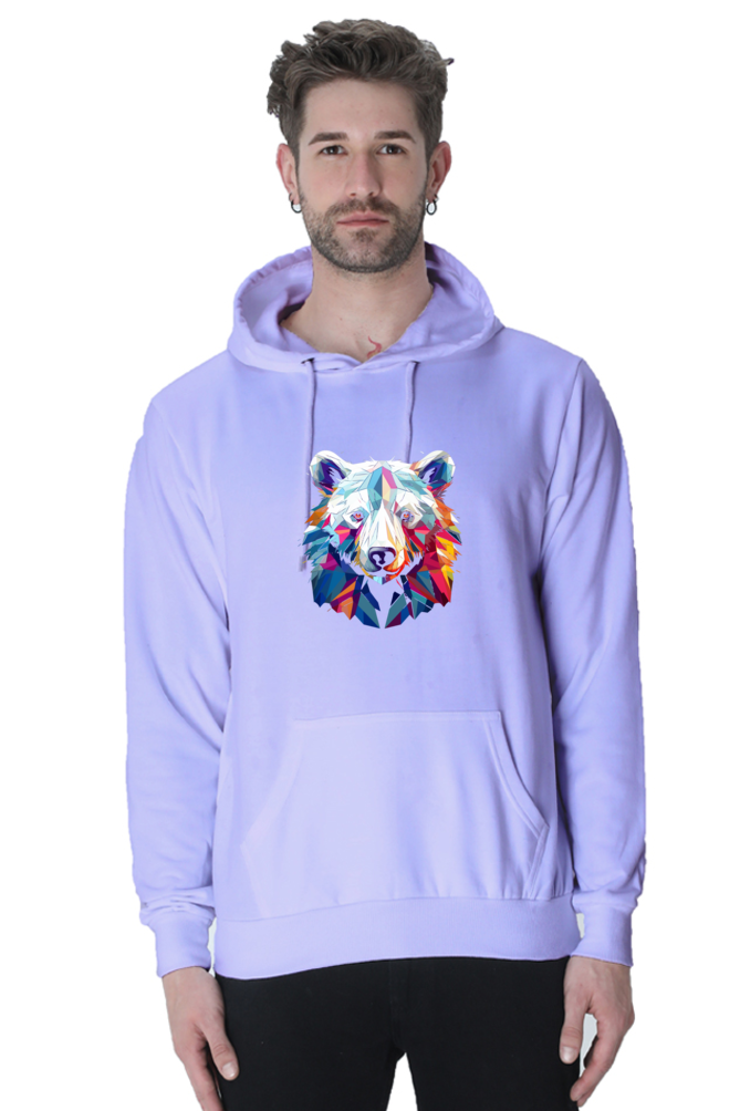 Geometric Polar Bear - Hoodie