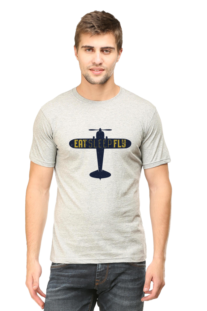 Eat Sleep Fly - Half Sleeve Tees