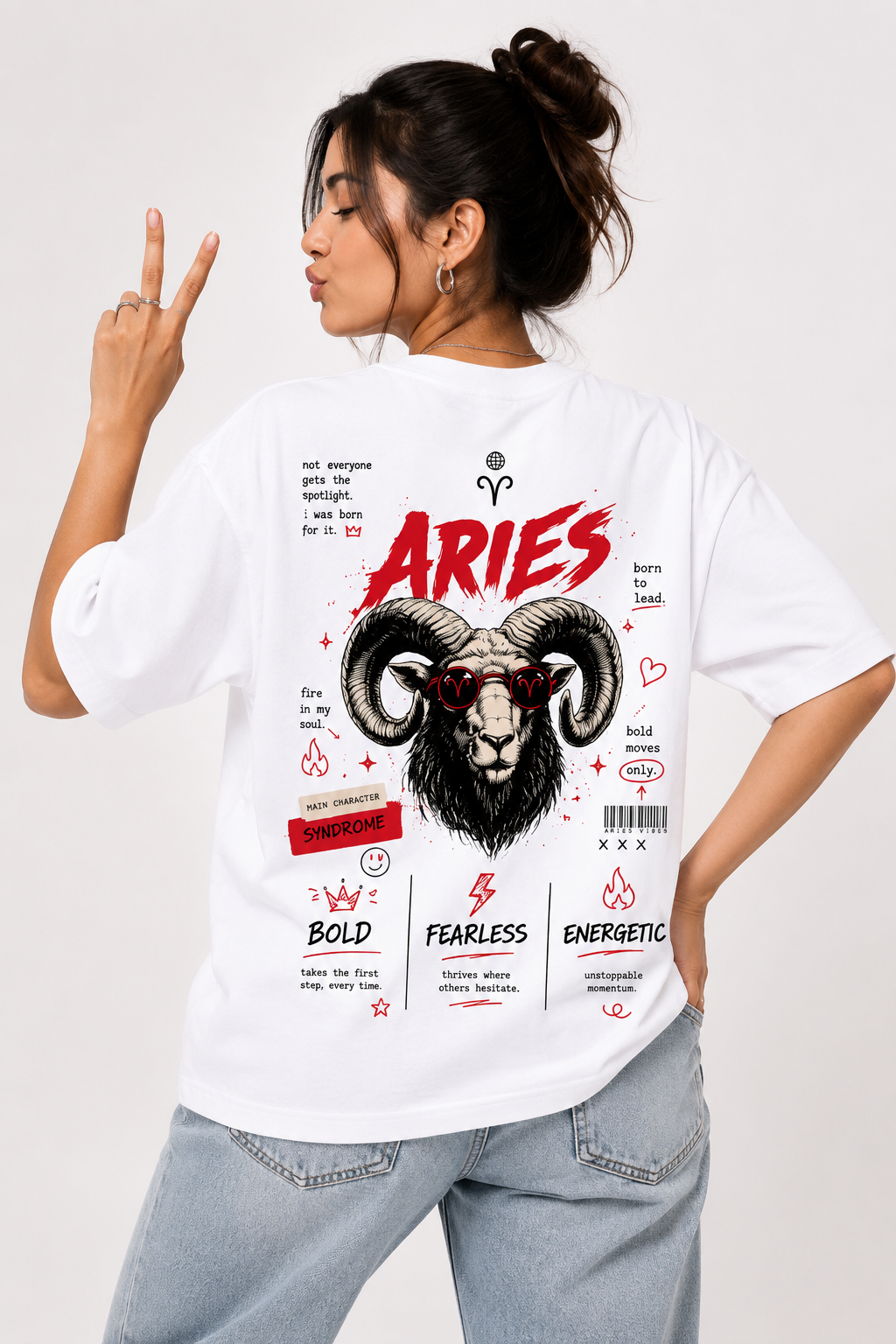 Aries - Oversized Tee (Unisex)