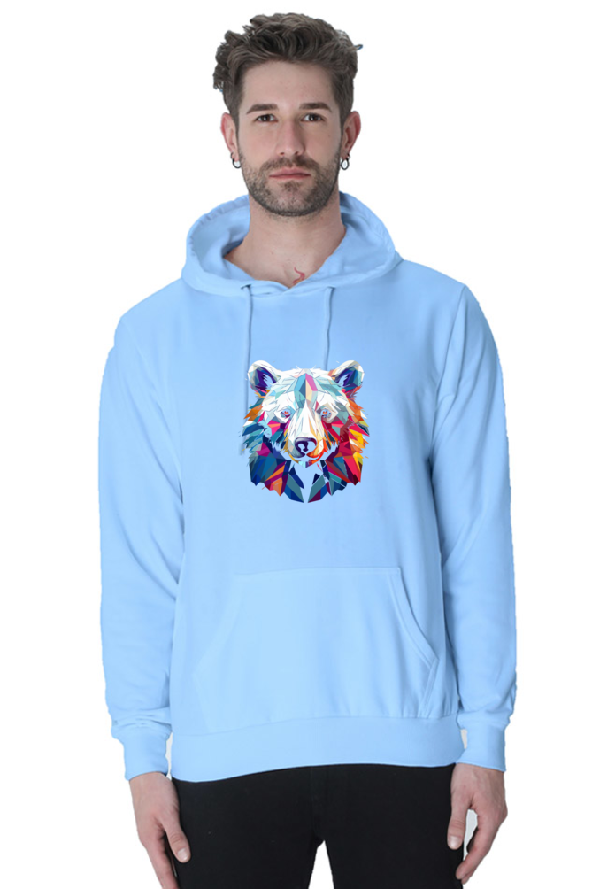 Geometric Polar Bear - Hoodie