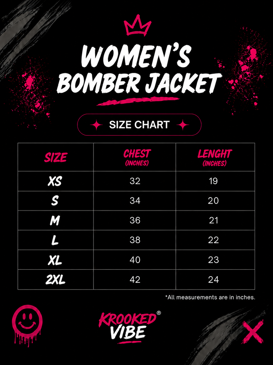Fearless - Bomber Jacket for her | KrookedVibe
