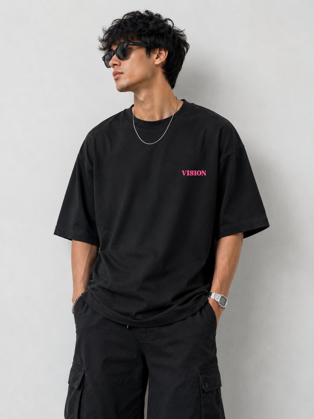 Vision - Oversized Tee (Backprint) | KrookedVibe