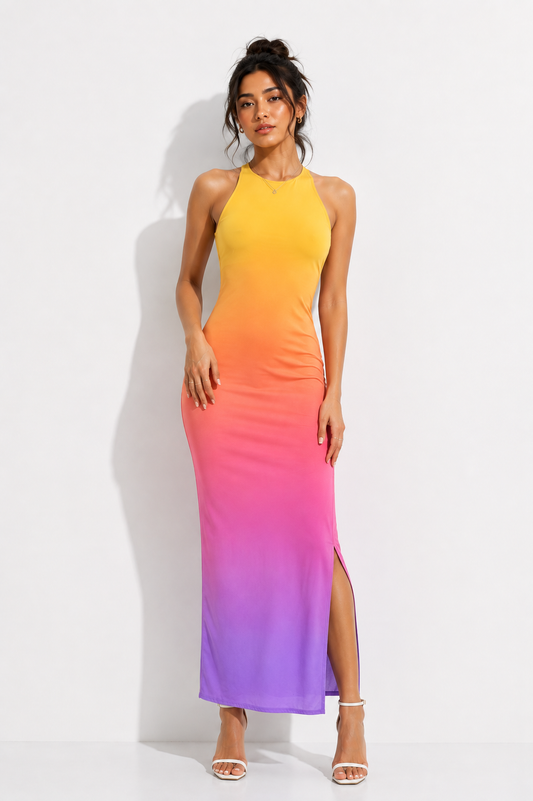 Sunset Aura - Bodycon Dress | KrookedVibe