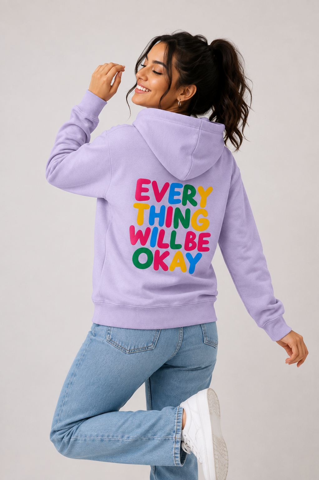 Will be Okay - Hoodie for her (Backprint)