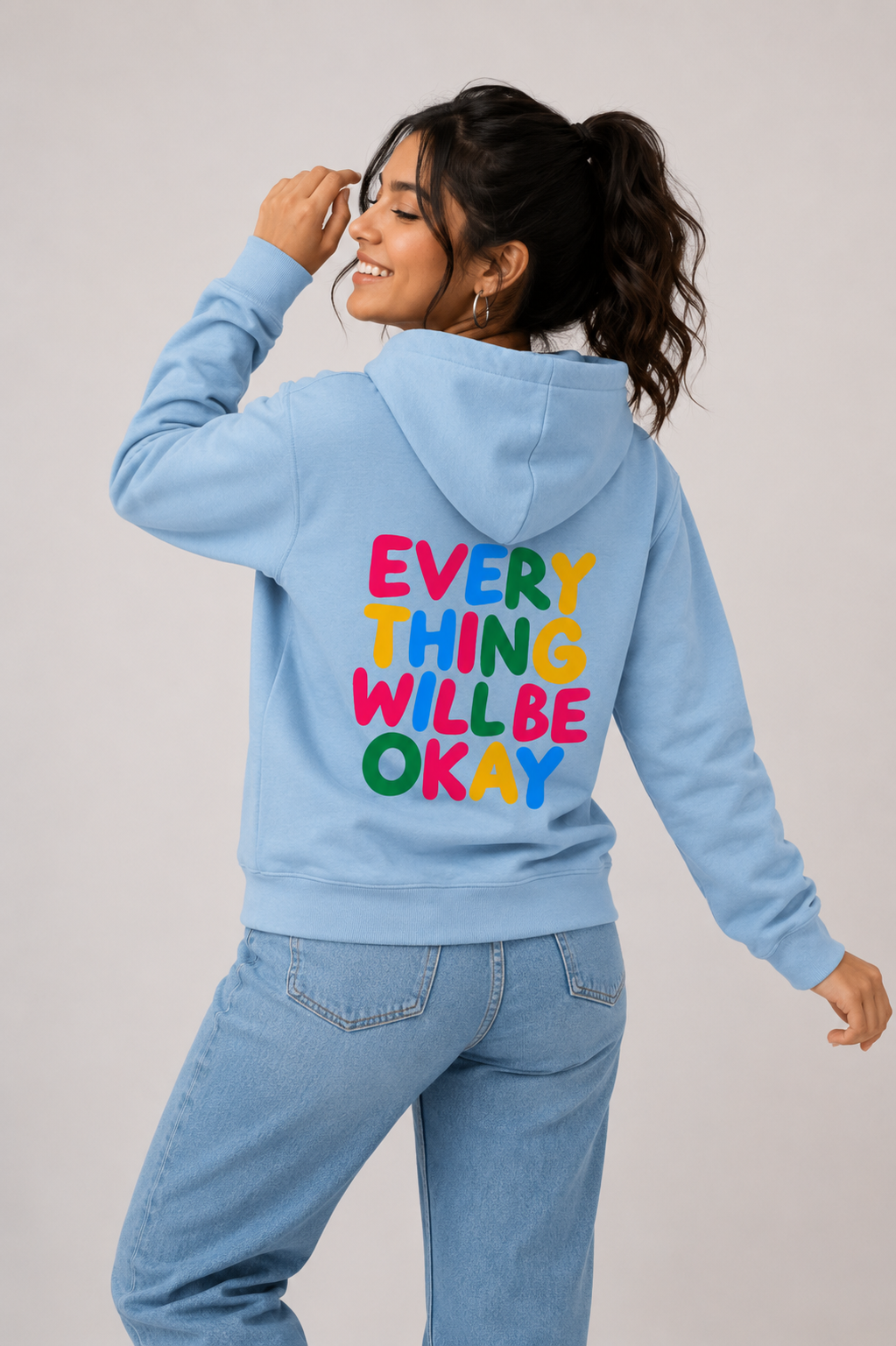 Will be Okay - Hoodie for her (Backprint)