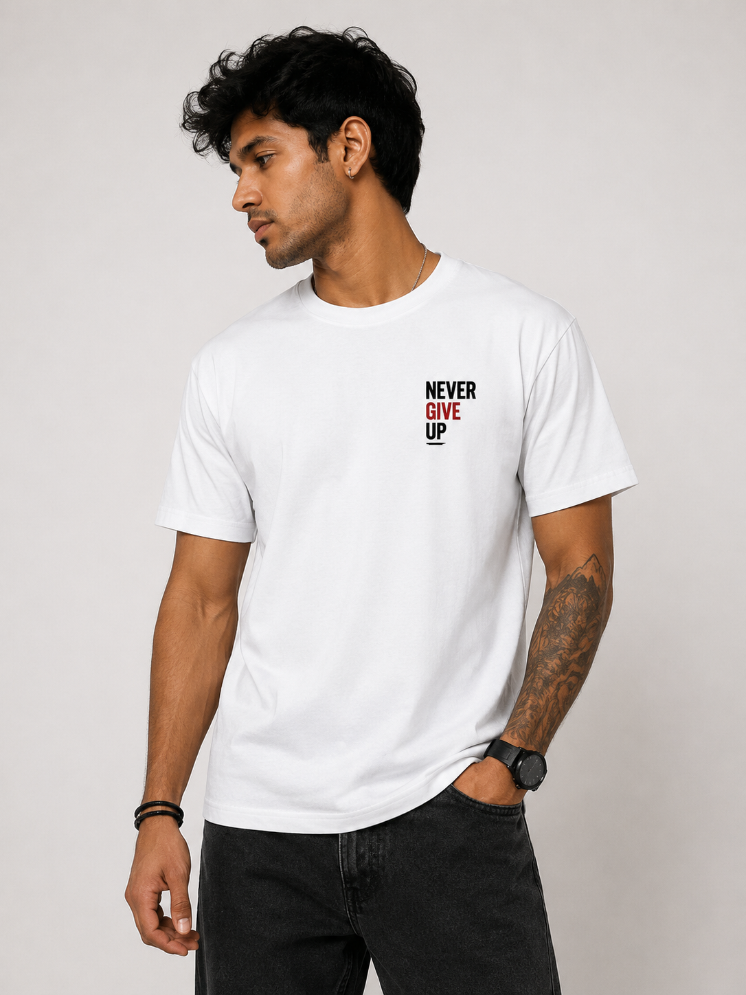 Never Give Up -  Tee | A tribute to the greatest mountaineer