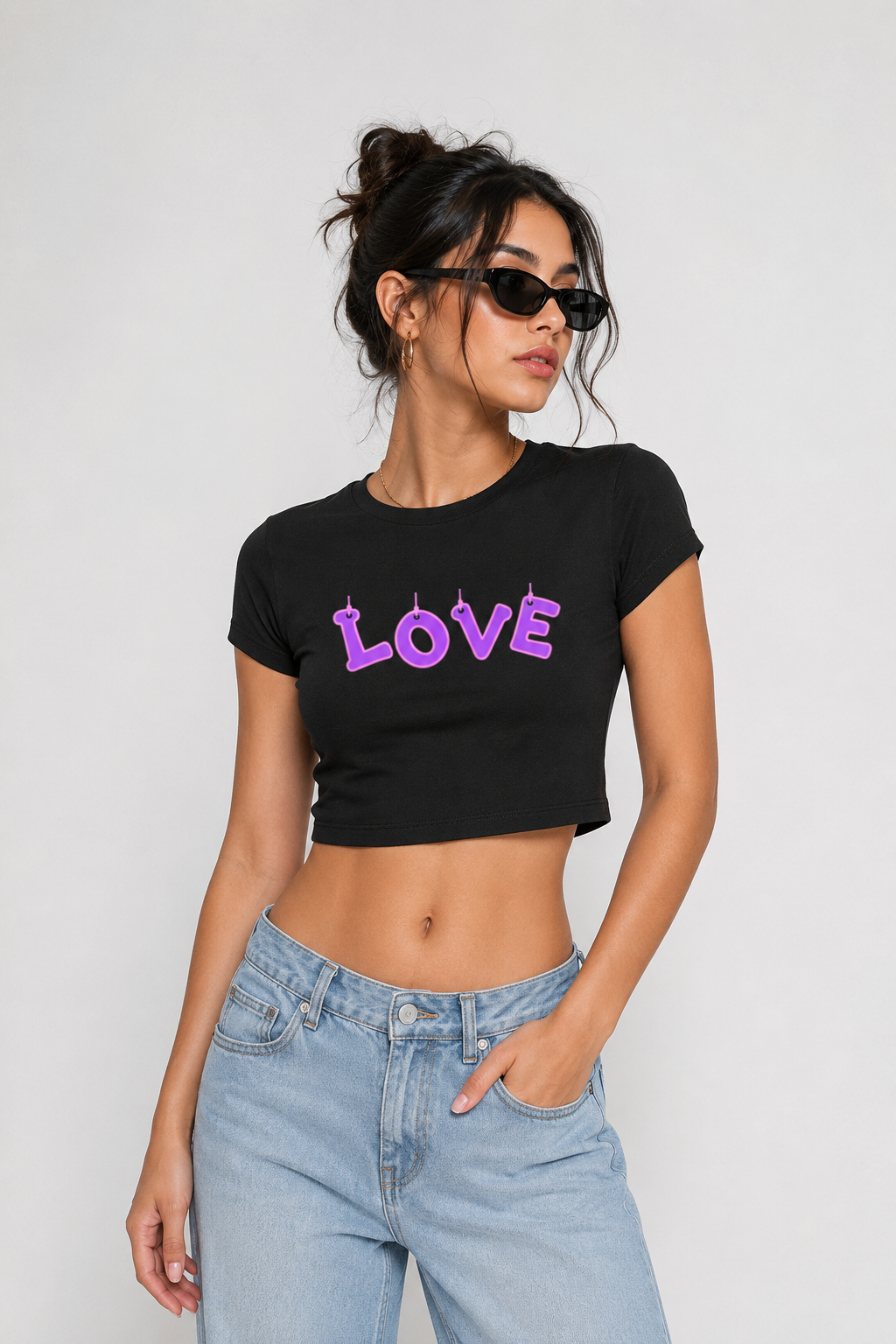 Love - Baby Tee | KrookedVibe
