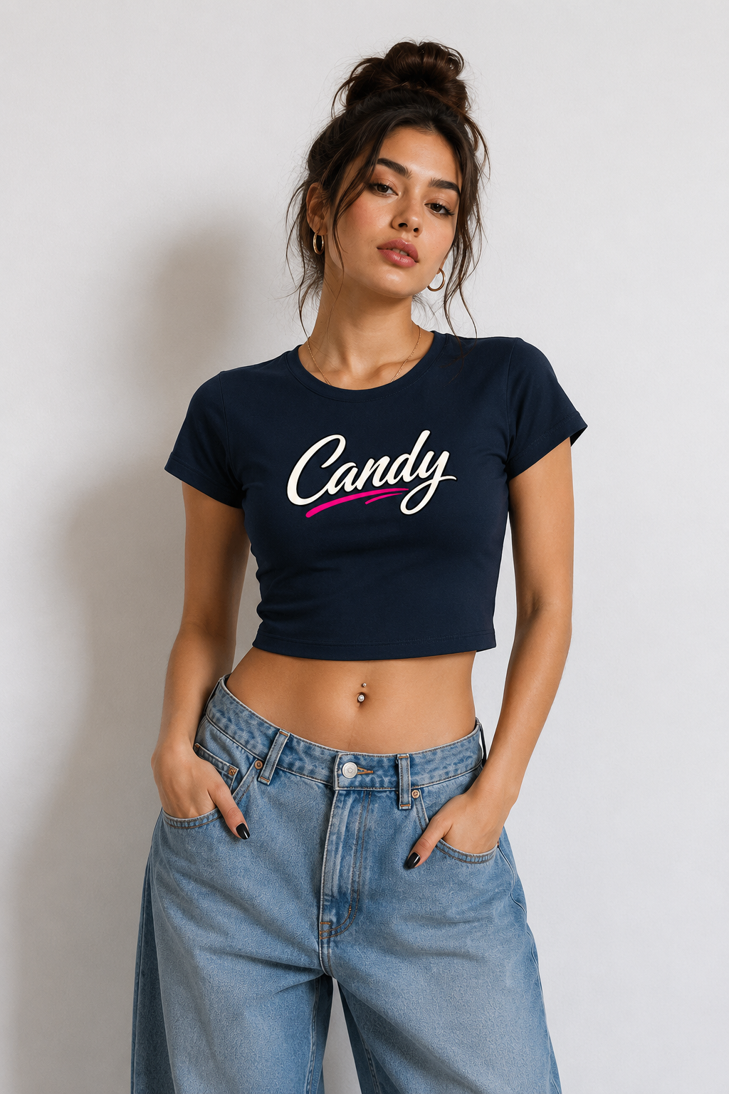 Candy - Baby Tee | KrookedVibe