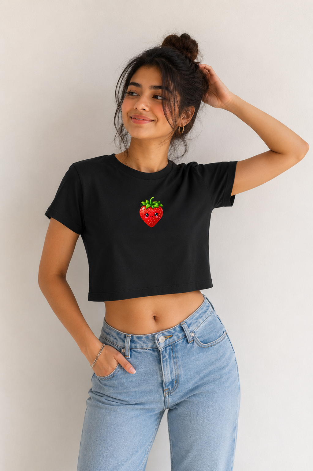 Strawberry - Baby Tee | KrookedVibe