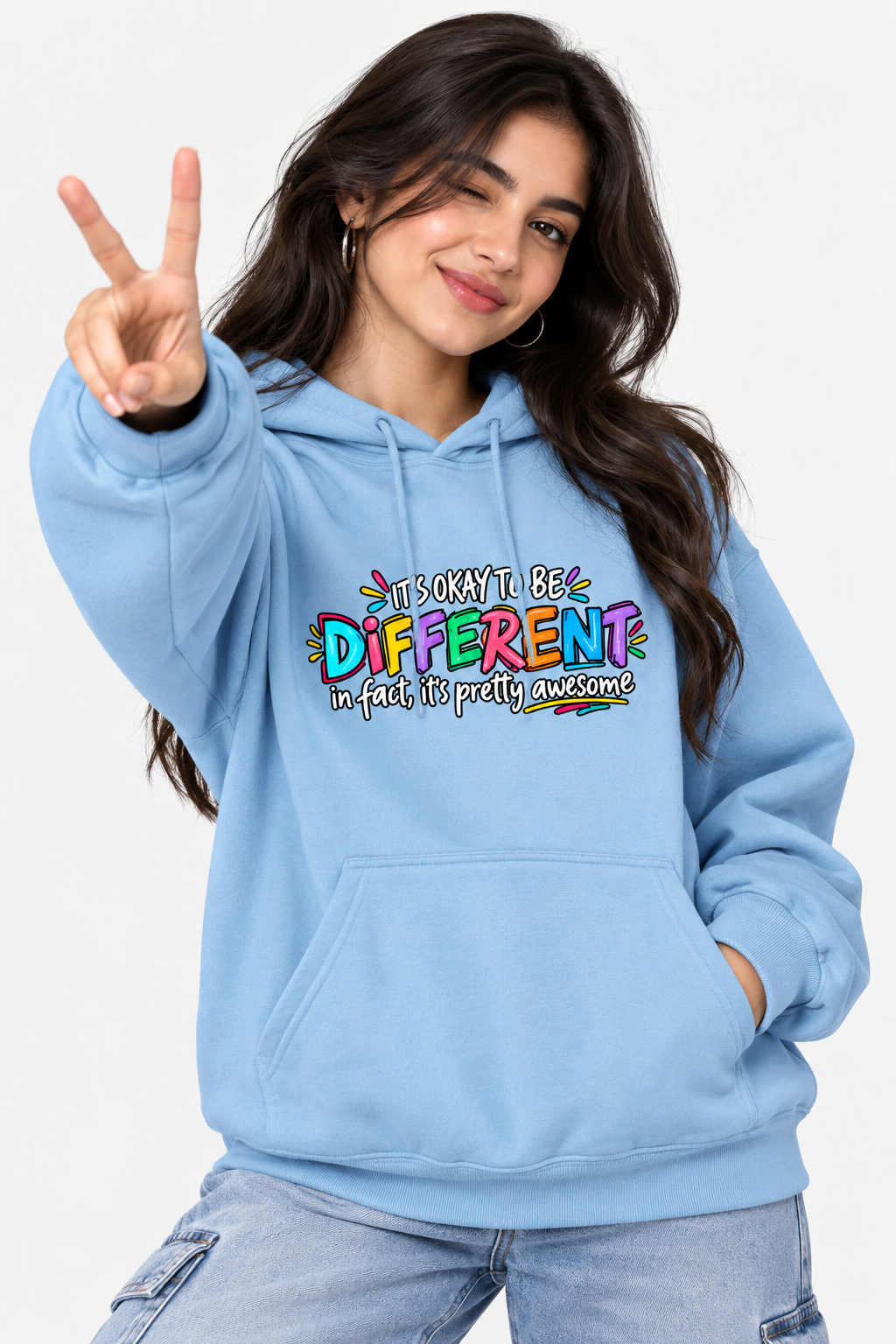 Different is Awesome - Hoodie | KrookedVibe