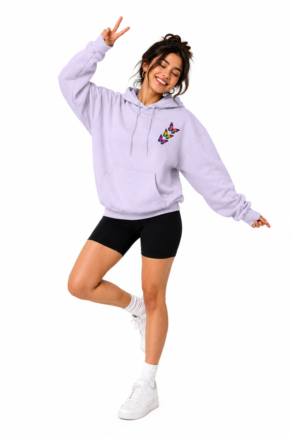 Aurora Wings - Hoodie for her (Backprint)