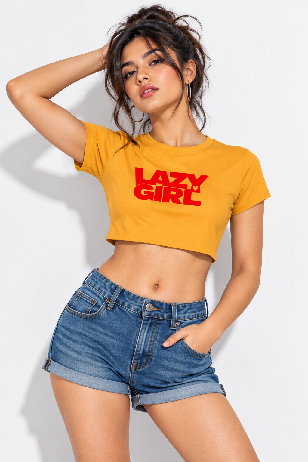 Lazy Girl - Crop Top | KrookedVibe