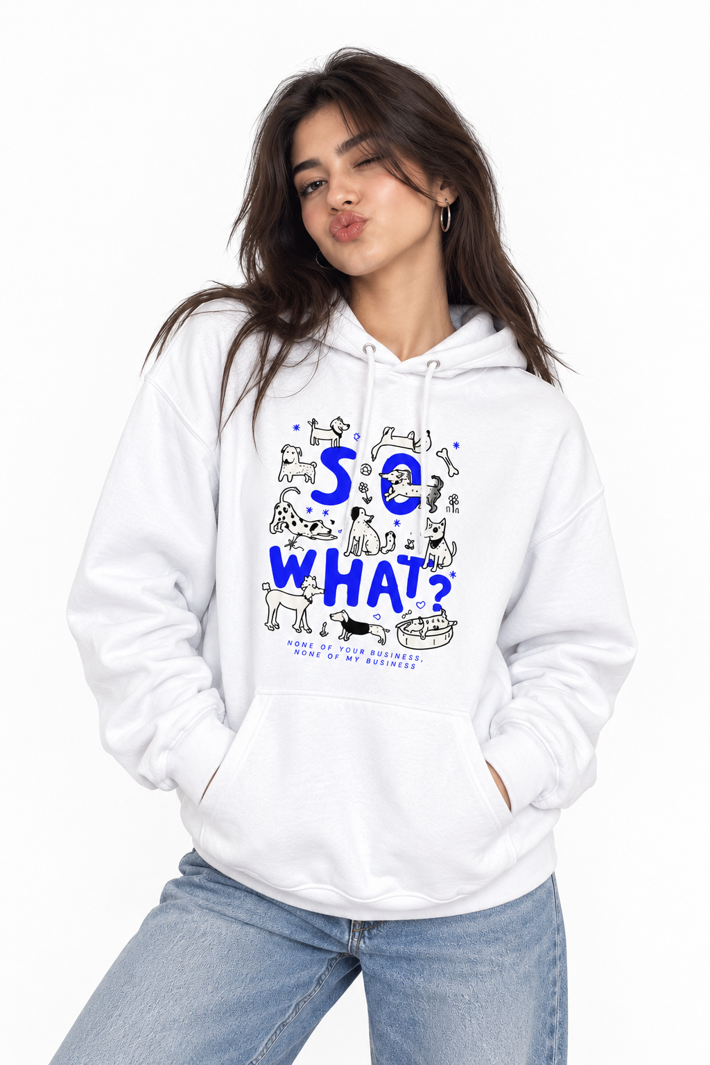 So What? - Hoodie for her