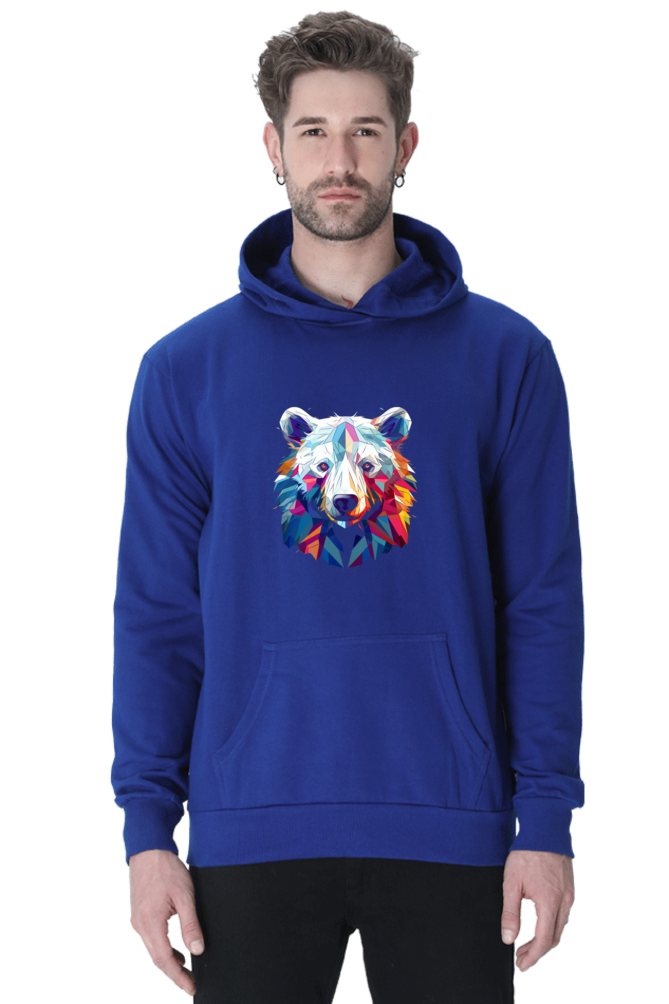 Geometric Polar Bear - Hoodie