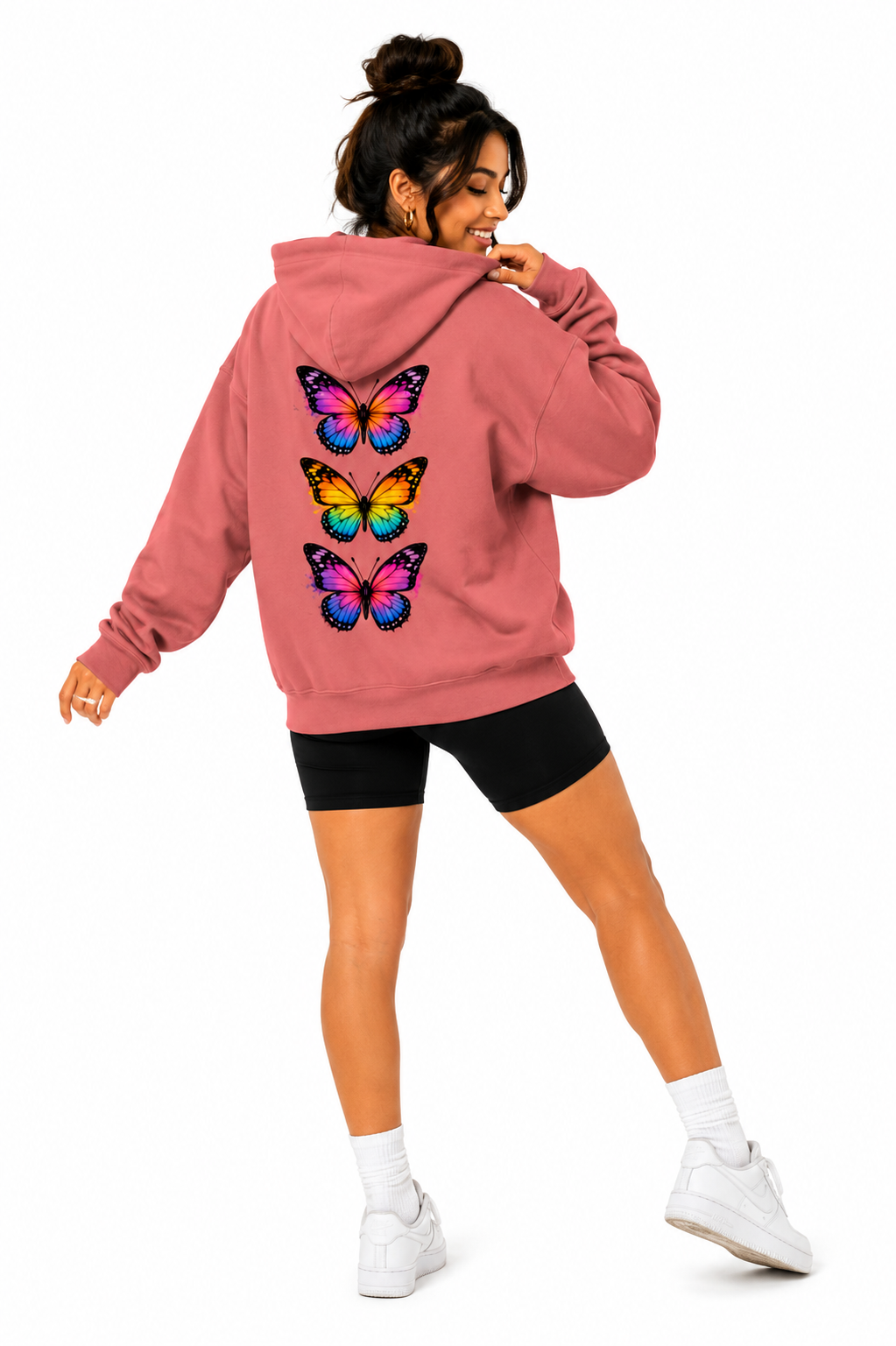 Aurora Wings - Hoodie for her (Backprint)