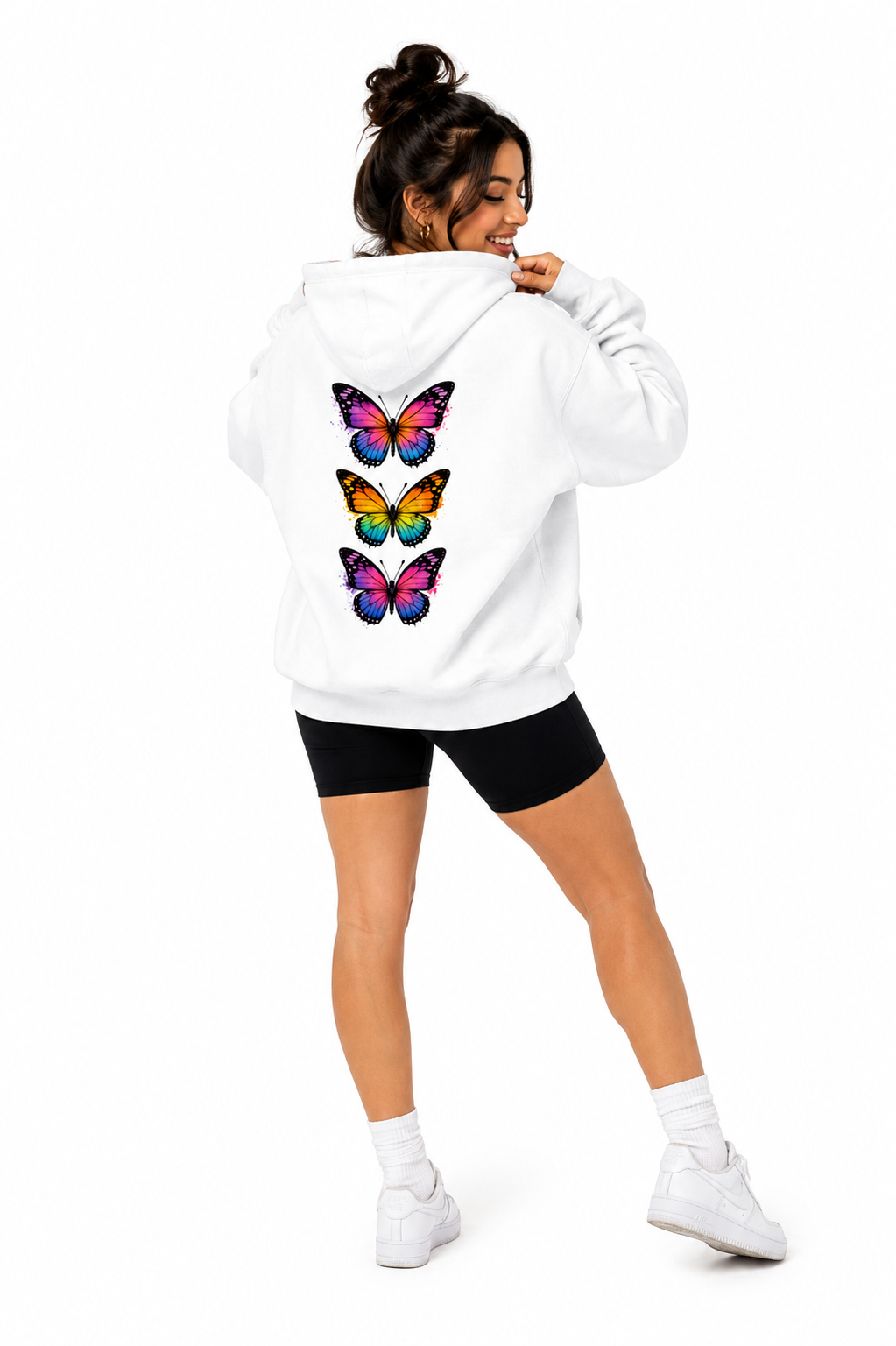 Aurora Wings - Hoodie for her (Backprint)