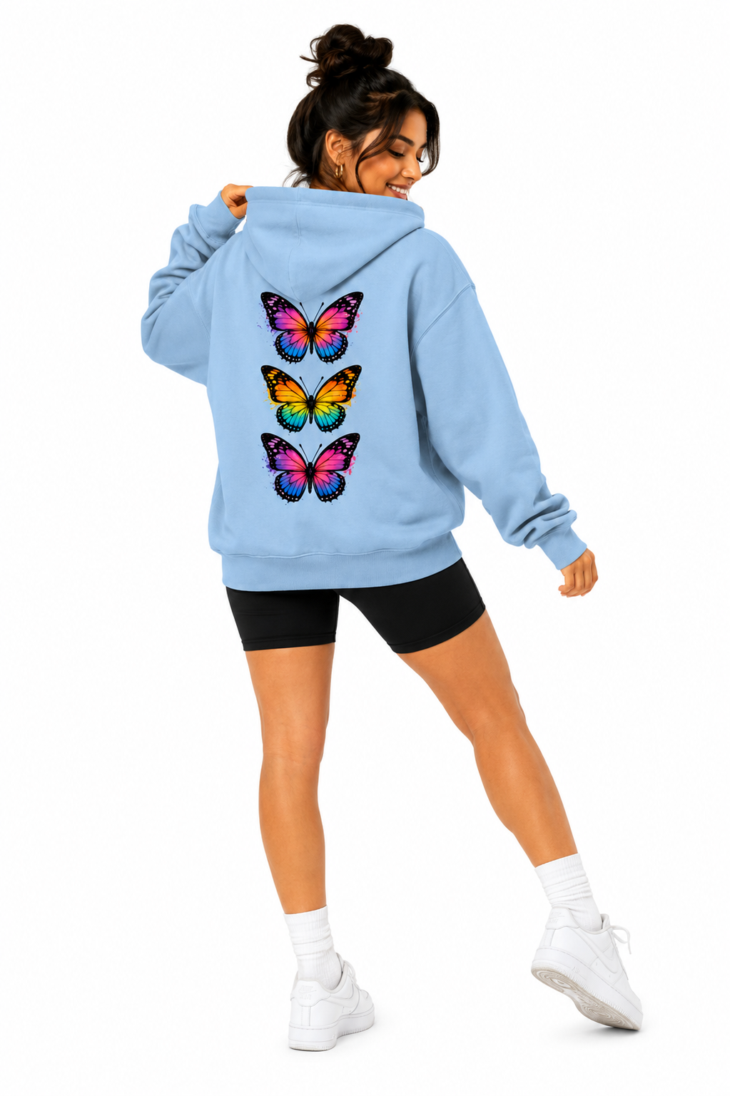 Aurora Wings - Hoodie for her (Backprint)