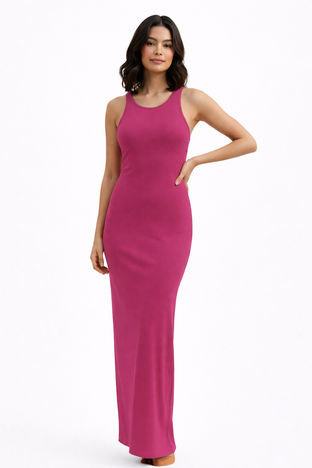 Merlot Pink - Bodycon Dress