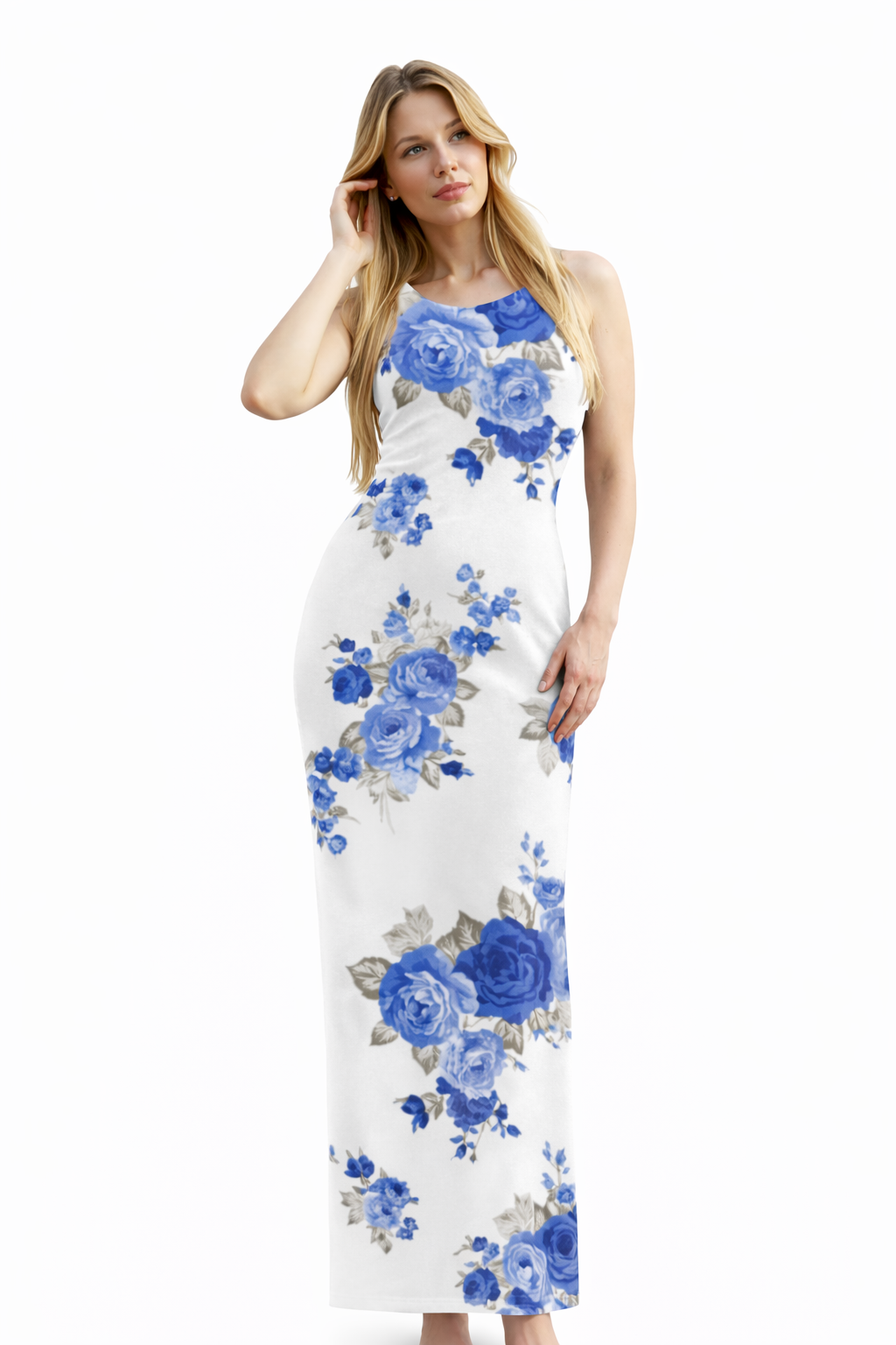 Cerulean Grace - Bodycon Dress
