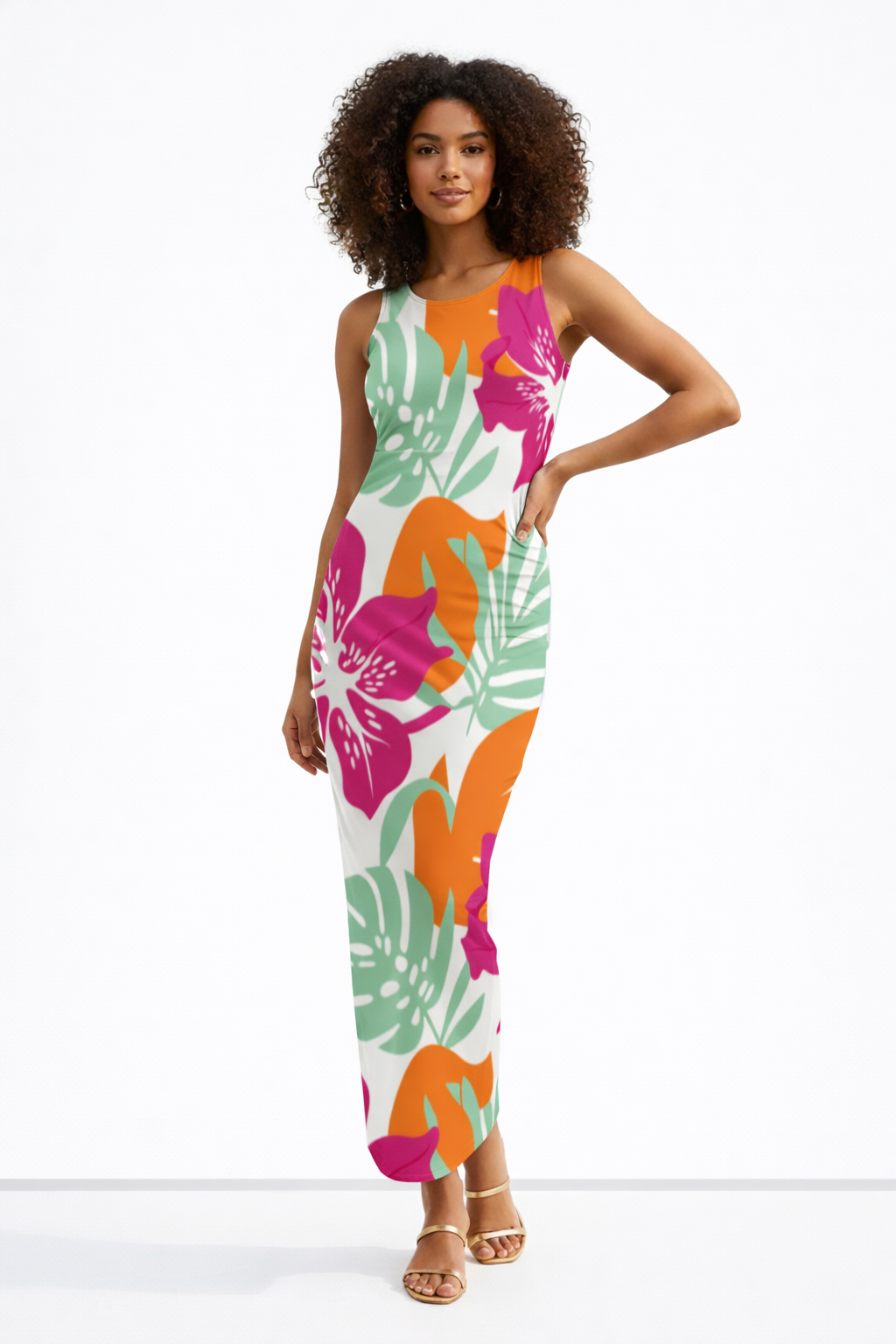 Punchy Petals - Bodycon Dress